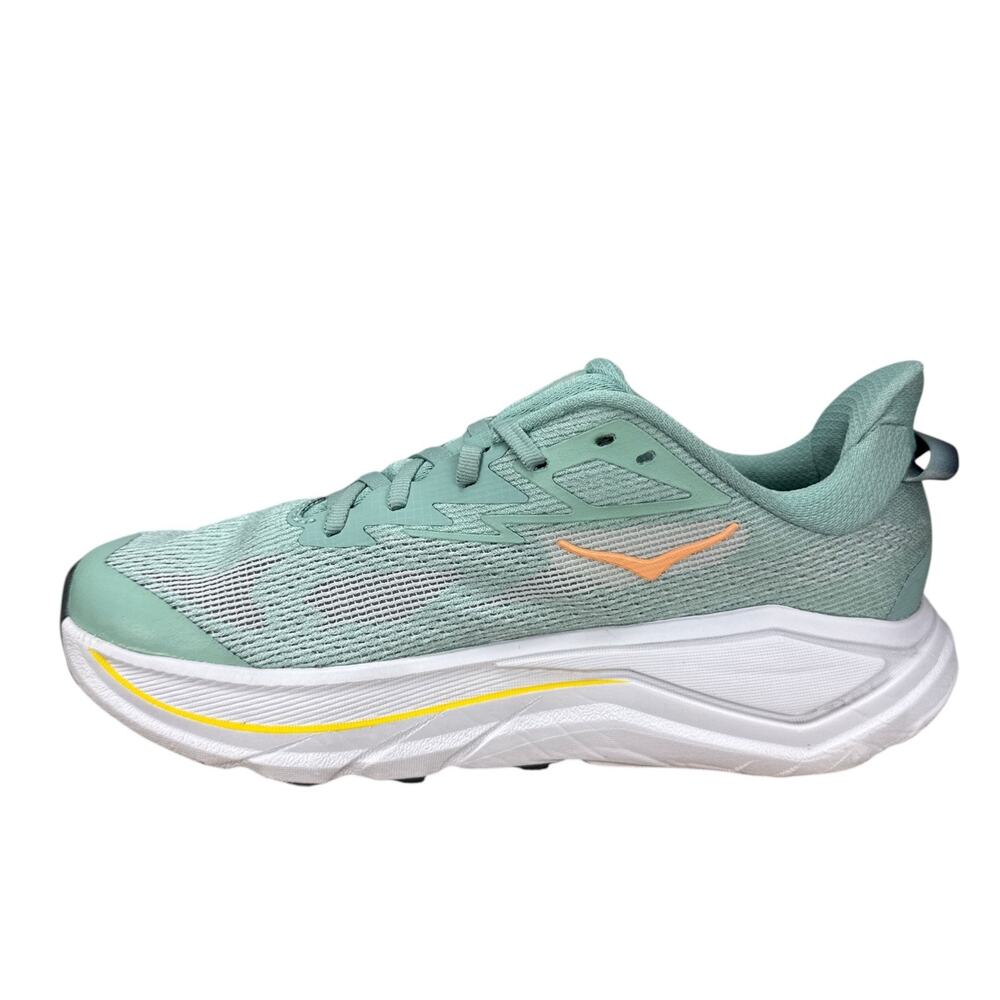 Hoka Challenger 8 Womens 10 B Trail Running Shoes Green Orange Athletic Sneakers - Picture 4 of 12